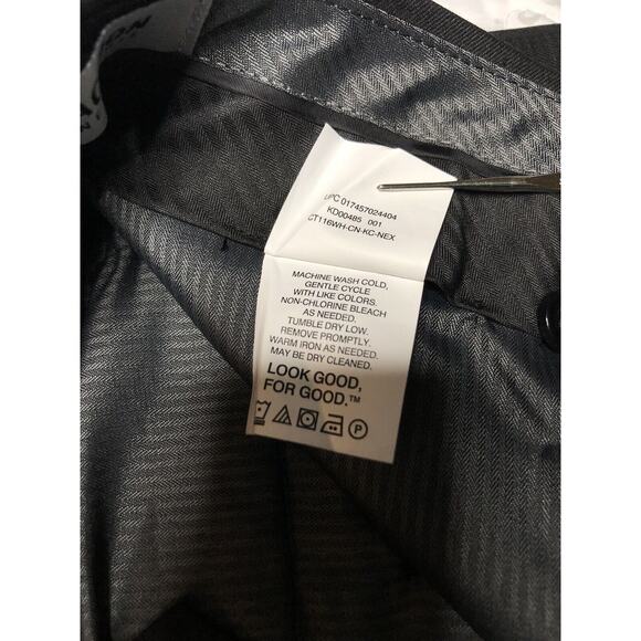 Kenneth Cole REACTION TIC WEAVE SLIM FIT DRESS PANT 30W 32L - Picture 10 of 12